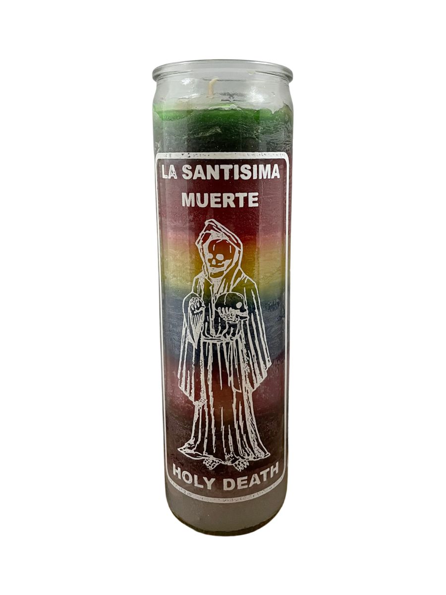 Veladora de la Santa Muerte 7 coloresHoly Death Candle 7 Colors